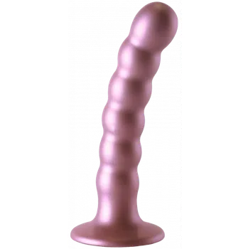 Dildo Ouch! Beaded Silicone G Spot Dildo, růžová