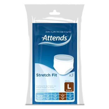 Inkontinenční kalhotky Attends Stretch Fit Pants L—Kalhotky fixační bez nohaviček 1 ks