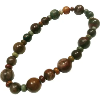 Náramek EX Herbis AHDL Náramek kuličky Jaspis picasso MIX EXJASPI1