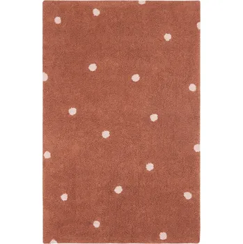 Koberec Koberec Lorena Canals 100 x 150 cm - puntíky, kaštanový
