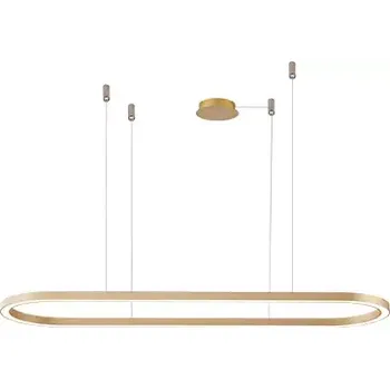 Designový lustr Elena 120 zlatá