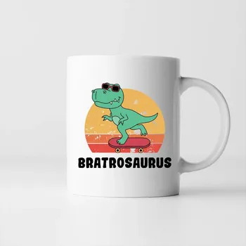 Žertovný předmět Bratrosaurus - hrnek s potiskem