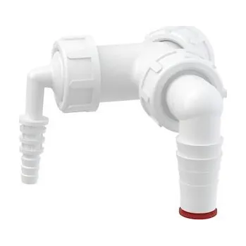 Instalatérský materiál Kolínko dvojité G1"/8–16, 17–23 se zpětnými klapkami