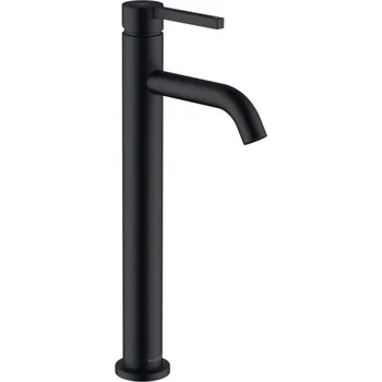 Vodovodní baterie Kludi Nova Fonte Pura Baterie umyvadlová stojánková, výška 335 mm, bez výpusti, černá matná, 202983915