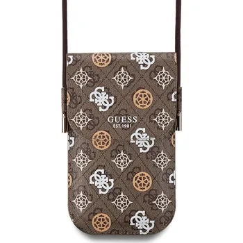 Guess PU 4G Peony Multicolor Taška na Telefon Brown Tato stylová taška přes rameno značky GUESS nabízí praktický design a moderní vzhled. Je vyrobena z kvalitního PU materiálu, takže je odolná a záro