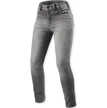 Moto oblečení REVIT kalhoty jeans SHELBY 3 SK Short dámské medium grey used - 32