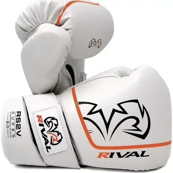 Boxerské rukavice Boxerské rukavice RIVAL RS2V 2.0 Super - bílá 12oz