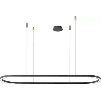 Designový lustr Elena 120 černá