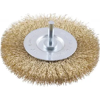 Drátěný kartáč Kartáč rotační radiální vlnitý, 100mm, stopka, FESTA