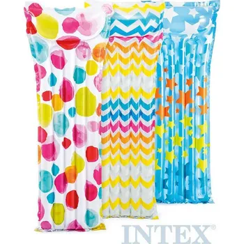 Vodní sport Intex Lehátko nafukovací s potiskem 183 x 69 cm matrace do vody 3 druhy