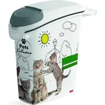 CURVER Kontejner na krmivo Vzor kočky 23l/10kg