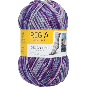 Příze Regia 4-Ply Pairfect Design Line Color 3886 kabelvaag (Ponožková příze Regia Pairfect Design Line Arnie & Carlos 3886 kabelvaag)