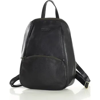 Městský batoh Marco Mazzini Dámský kožený batoh Mazzini MS78 černý