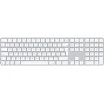Apple Magic Keyboard Numeric Touch ID/Bezdrátová Bluetooth/CZ layout/Bílá
