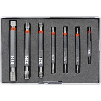 Závitořezný nástroj Sada závitových kalibrů M3-M12 6H - 4130-S7 , Insize IN-4130-S7