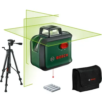 Měřící laser BOSCH AdvancedLevel 360 + TT 150 Křížový laser 360° + stativ 0603663B07 extended_warranty