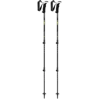 Trekingová hůl Teleskopické trekové hole Leki Khumbu Lite Pro black-dark anthracite-frozen yellow 100-135cm
