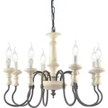 ACA Lighting závěsné svítidlo 8XE14 antická/rez kov D60XH150CM TOULOUSE EG178P60R