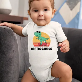 Žertovný předmět Bratrosaurus - dětské body s potiskem