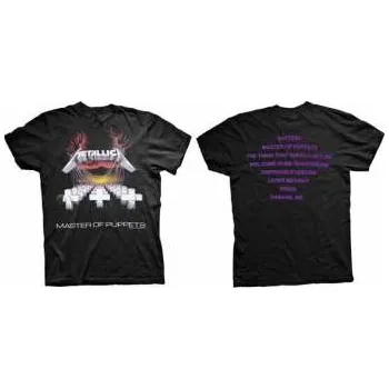 Pánské tričko Merch Metallica: Tričko Master Of Puppets Tracks S 2018