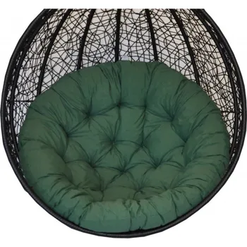 Podsedák Axin Trading s.r.o. Polstr na závěsnou houpačku Imperia - tmavě zelený melír