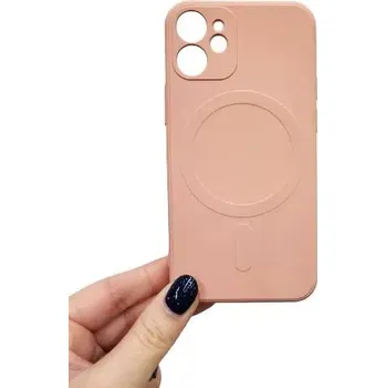 Pouzdro na mobilní telefon Pouzdro Protect MagSilicone Case iPhone 12 Mini Růžové