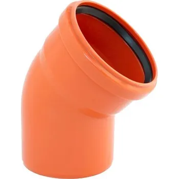 Kanalizační potrubí KG koleno 400x45°