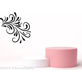 Samolepící dekorace Samolepky na zeď - Rohový ornament 10 - S (20 x 20 cm)