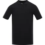 Alpine Pro GERBE ČERNÁ TRIKO S LÍMEČKEM A KNOFLÍKY XXXL