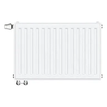 Radiátor Těleso otopné CosmoNova 22-600/600mm, 1028W, levé, multifunkční, s ventilem, s úchyty, RAL9016