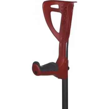 Chodítko pro seniory Berle předloketní Ergotech - 1ks—Červená