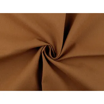 Bavlněná látka / plátno jednobarevná, barva 22 (9) hnědá