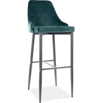 SIG Barová židle TRIx B H-1 velvet zelená/černá