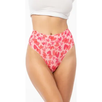 Dámské spodní prádlo Julimex Love Vibes Simple String Maxi kalhotky S-2XL Ruda S