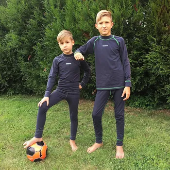 Dětský overall TERMOVEL Dětský set KIDS SET PCE BARVA: černá s černým štepováním, VELIKOST: 120