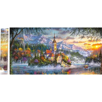 Diamantové malování Norimpex Diamantové malování Rezidence na ostrově 80x40cm