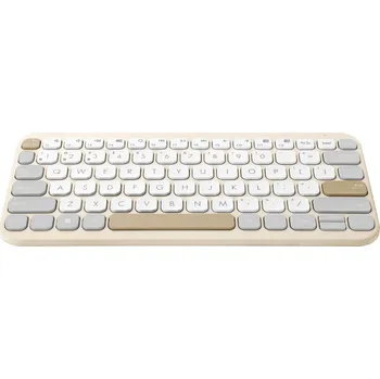 Klávesnice ASUS klávesnice KW100 Oat Milk - bezdrátová/bluetooth/CZ/SK/krémová with copilot key
