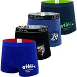PeSaiL Pánské bavlněné boxerky mix dezénů ( 4 ks v balení ) Barva: Mix barva, Velikost: L