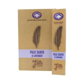 Vonná tyčinka Räucherstäbchen Green Tree Native Soul Smudge "Palo Santo & Lavender" 15gr. (8 Sticks) (FR)