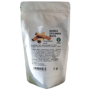 Skořice mletá cejlonská 100g Zelené Drahokamy