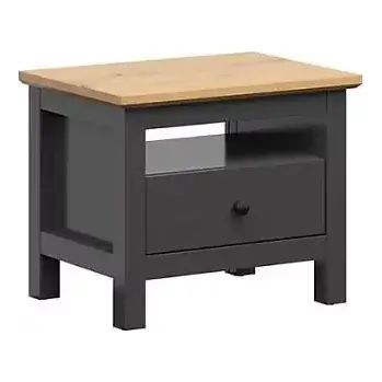 Dětský pokoj Hesen noční stolek KOM1S/5/6, grafit/dub artisan - SLEVA 3% s kodem radost25