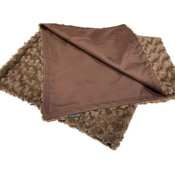 Pelíšek pro psa O'LALA PETS DEKA CAMP HNĚDÁ 100X77CM