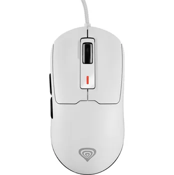 Myš Genesis herní myš KRYPTON 660/Herní/Optická/12 000 DPI/Drátové USB-A/Bílá