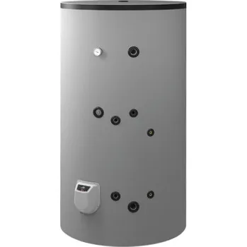 Ohřívač vody Zásobník TUV stacionární 178 L, smalt s izolací, 1 výměník, mont. set, výměník 2,1 m2, el.topná jednotka v přírubě 230V/3kw