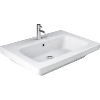 Umyvadlo 65x46 cm s otvorem pro baterii, s přepadem, alpine white, RESORT