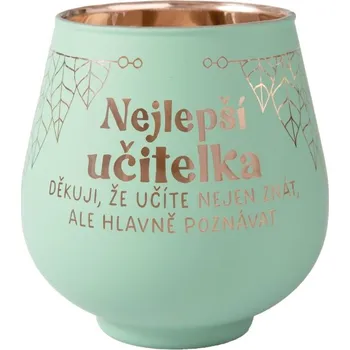 Svícen Albi Zrcadlový svícen - Nejlepší učitelka