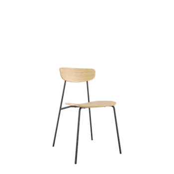 Jídelní židle Jídelní židle Trivi TR-126W-N1 (kostra černý nástřik, sedák i opěrák překližka, stohovatelná)