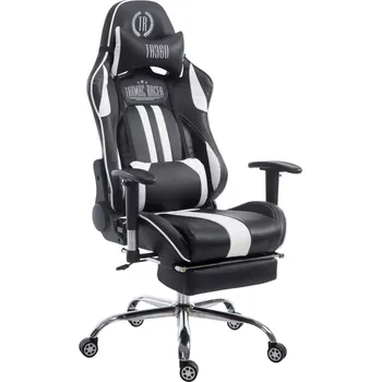 Herní židle OMAXI Herní židle Shift X2 v imitaci kůže s podnožkou 407157