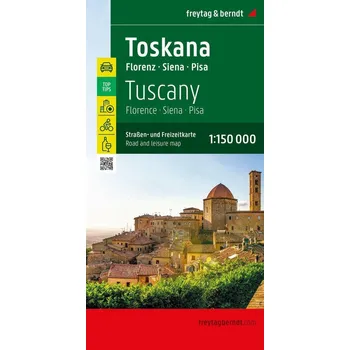 Toskánsko 1:150 000 / automapa a rekreační mapa