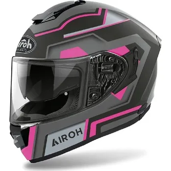 Helma na motorku AIROH ST.501 SQUARE ST5SQ54 - růžová integrální moto helma , M
